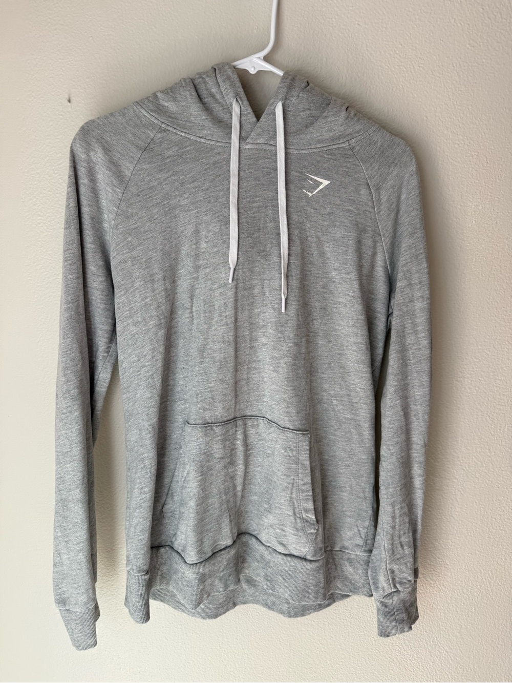 Gymshark Women’s Gray Pullover Hoodie - Lightweight Athletic Sweatshirt